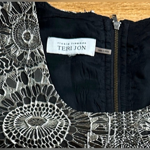 Rickie Freeman Teri Jon Two Piece Mother of the Bride Brocade Dress 12/14 EUC - Picture 1 of 8